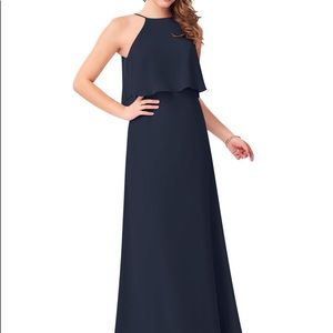 Azazie Rosella Dark Navy Bridesmaid Dress